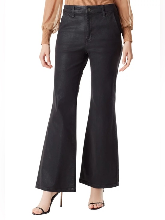 Sam Edelman Denim - Sam Edelman Black Flared Wide-Leg Jeans